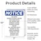 Signmission No Entry During School Hours This OSHA Notice Sign, Aluminum, 7in W x 10in L, 2PK OS-2PACK-NS-A-710-V-14515 - alternate 4